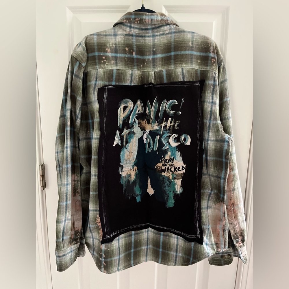 Custom Old Mill Flannel with Panic at the Disco -  XL